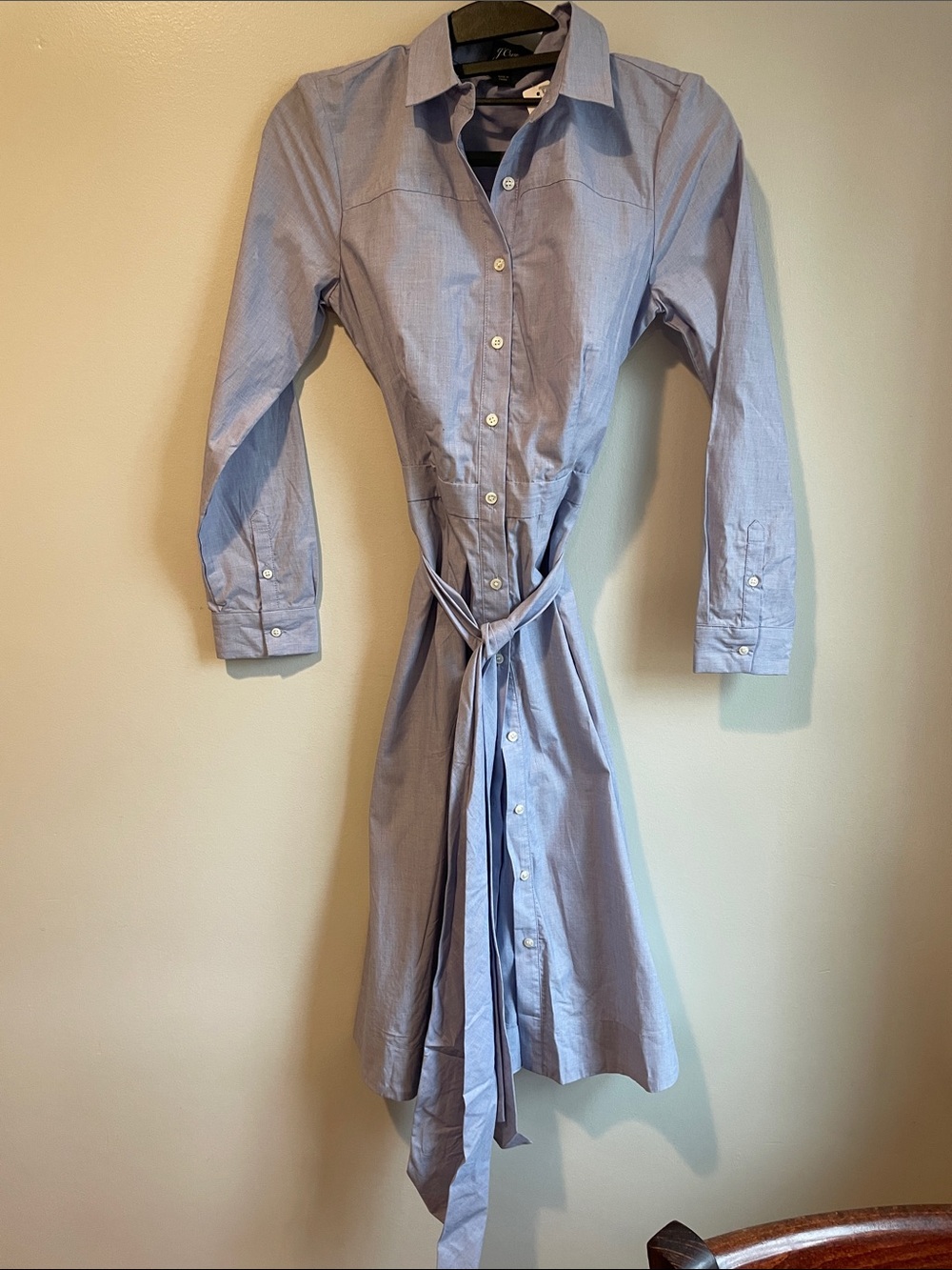 J.Crew button down tie dress NWT